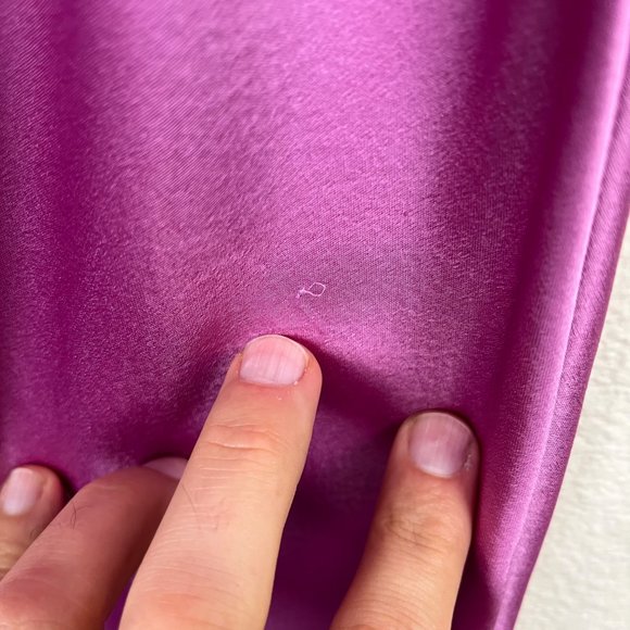 Victoria's Secret Fairy Drape Slit Satin Midi Dress - Picture 8 of 8